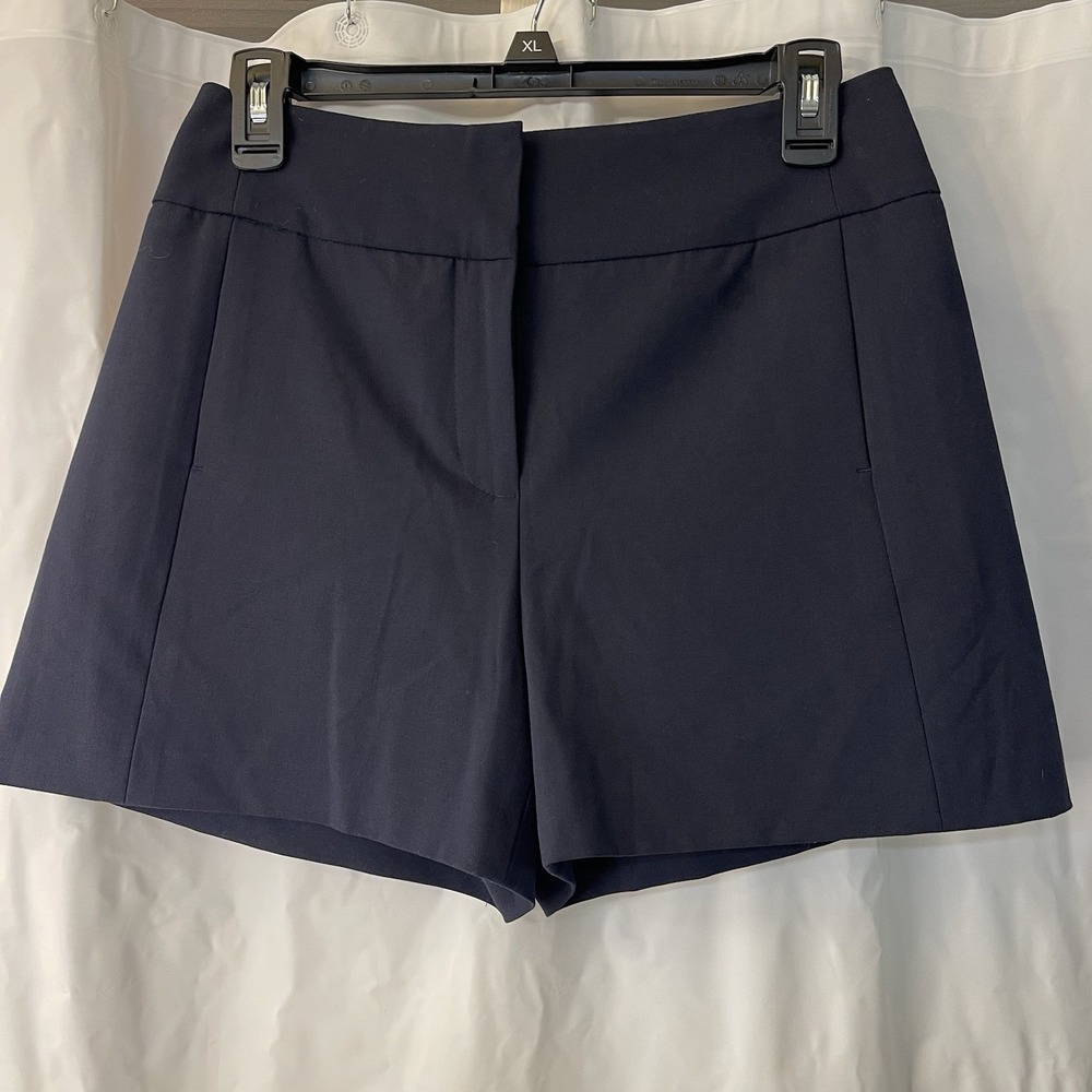 Vince‎ Camuto Women Tailored Classic Navy Blue Dress Shorts Sz 2 XS NWOT